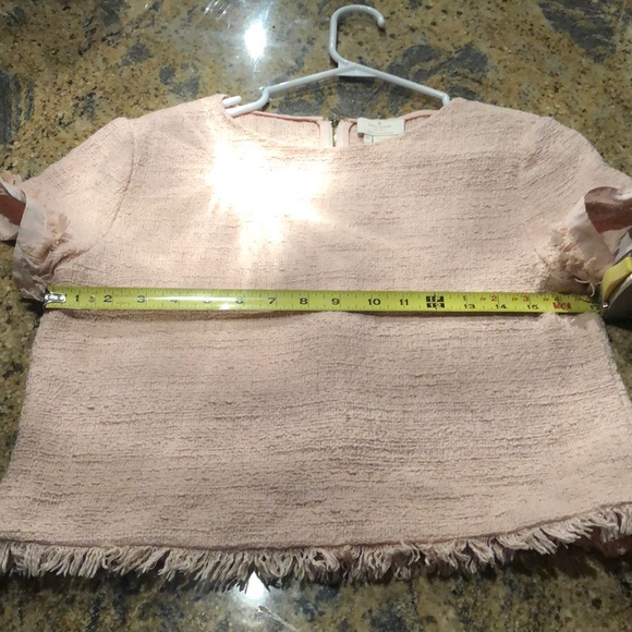 Kate spade pink tweed top - Picture 5 of 5
